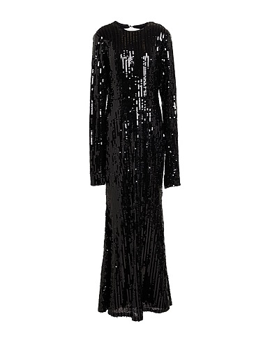 ROTATE BIRGER CHRISTENSEN Elegant dress Black 95% Polyester, 5% Elastane