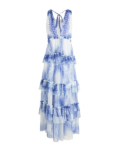 PHILOSOPHY di LORENZO SERAFINI Vestito lungo Bianco 100% Poliestere