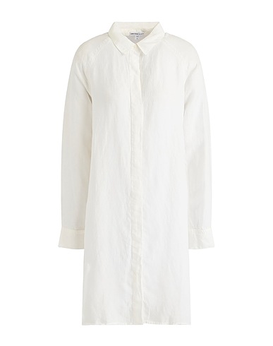 JAMES PERSE Shirt dress White 59% Lyocell, 41% Linen