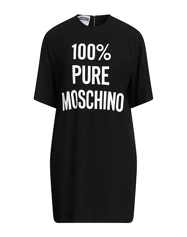 MOSCHINO Vestito corto Nero 70% Acetato, 30% Viscosa