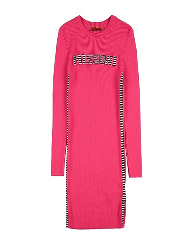 MISSONI KIDS Vestito Fucsia 100% Lana Vergine, Lana