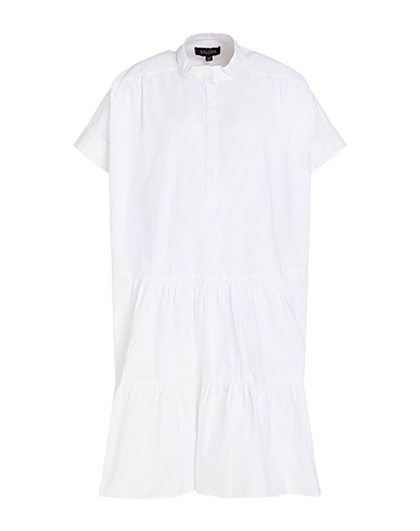 SALONI Short dress White 100% Cotton
