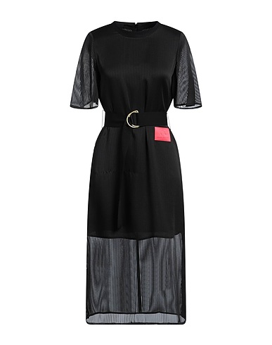 ARMANI EXCHANGE Midi dress Black 100% Polyester