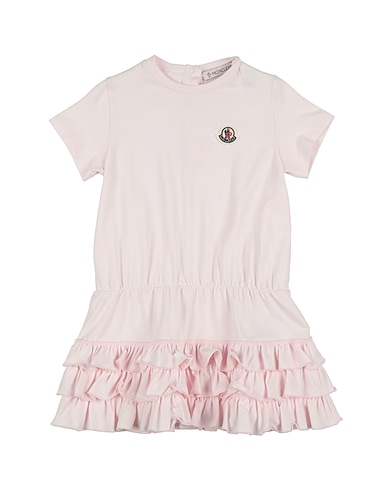 MONCLER Vestido para bebé Pink 92% Cotton, 8% Elastane