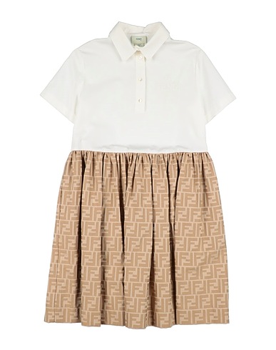 FENDI Dress Ivory 100% Cotton, Polyester