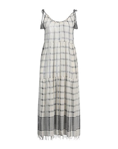 ULLA JOHNSON Midi dress Off white 100% Cotton