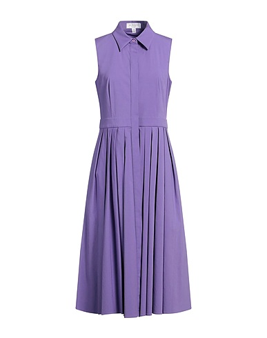 MICHAEL KORS COLLECTION Midi dress Mauve 96% Organic cotton, 4% Elastane