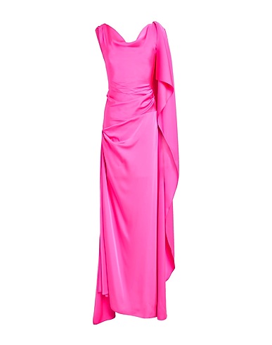RHEA COSTA Vestito lungo Fucsia 97% Poliestere, 3% Elastan