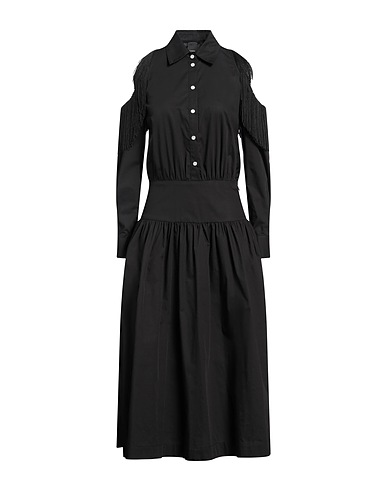 PINKO Robe chemise Noir 100% Coton