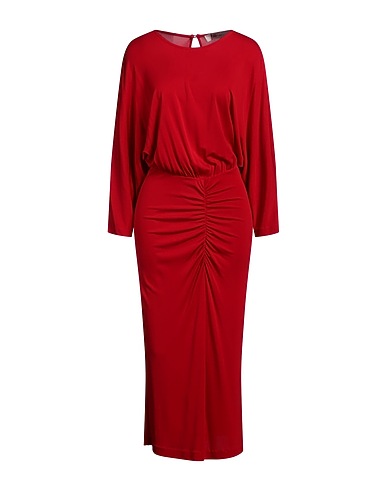 DIANE VON FURSTENBERG Tubino Rosso 100% Viscosa