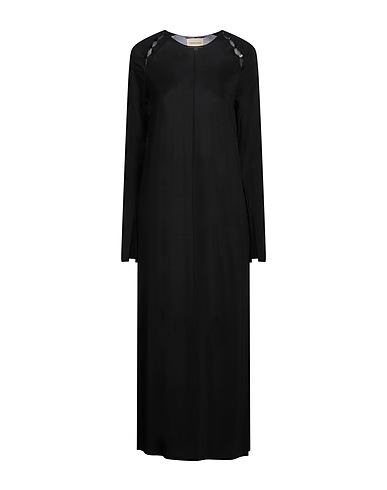 LOULOU STUDIO Vestito lungo Nero 92% Viscosa, 8% Elastan