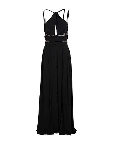 ZUHAIR MURAD Long dress Black 98% Viscose, 2% Elastane
