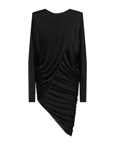 SAINT LAURENT Elegantes Kleid Schwarz 100% Viskose