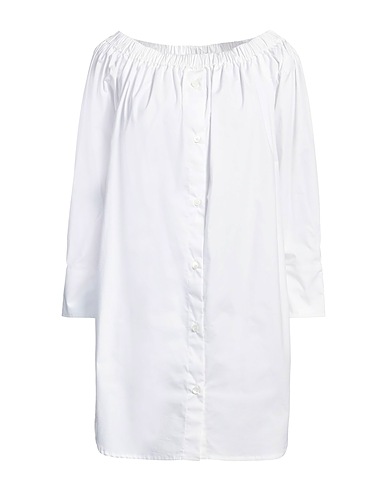 DEPARTMENT 5 Short dress White 100% Cotton