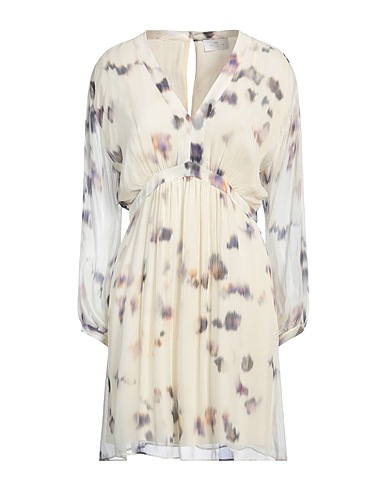 NENETTE Short dress Ivory 100% Viscose