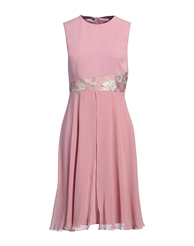BOTONDI COUTURE Midi dress Antique rose 79% Acetate, 21% Viscose, Polyester, Elastane, Silk