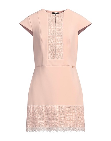 ELISABETTA FRANCHI Sheath dress Blush 96% Polyester, 4% Elastane