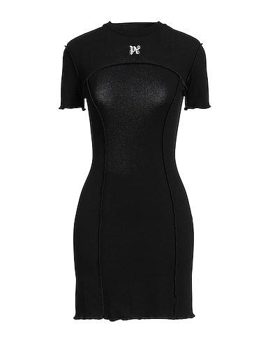 PALM ANGELS Short dress 93% Cotton, 7% Elastane