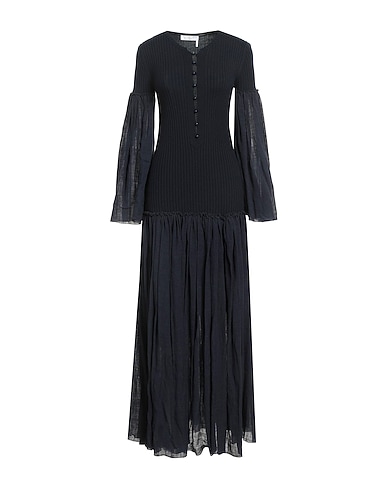 CHLOÉ Long dress 73% Linen, 27% Silk, Wool, Cashmere, Ceramic
