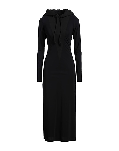 MM6 MAISON MARGIELA Midi dress Navy blue 78% Polyamide, 22% Elastane, Cotton, Polyester