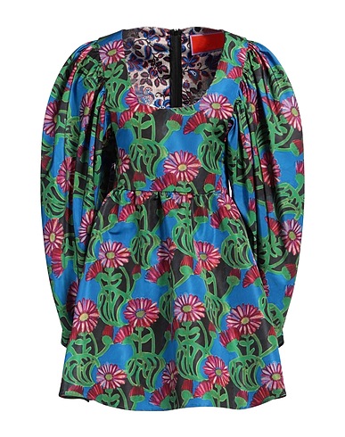 LA DOUBLE J Short dress Blue 100% Polyester
