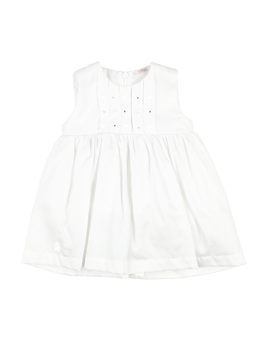 LE BEBÉ Vestido para bebé  White 94% Cotton, 6% Elastane, Polyamide