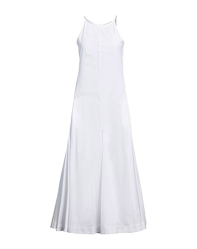 SPORTMAX Long dress White 100% Cotton