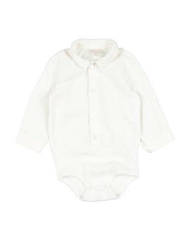 LALALÙ Baby bodysuit White 100% Cotton