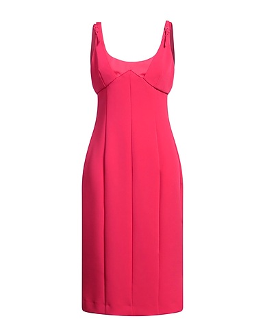 VERSACE JEANS COUTURE Midi dress Fuchsia 93% Polyester, 7% Elastane