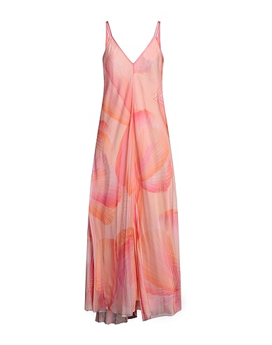 FORTE_FORTE Long dress Pink 100% Silk