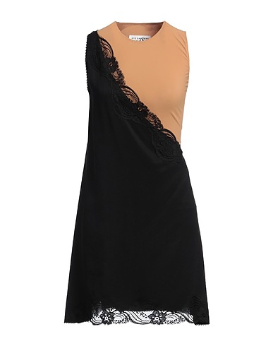 MM6 MAISON MARGIELA Sheath dress Sand 63% Viscose, 37% Cupro, Polyamide, Elastane