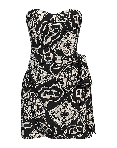 RODEBJER Sheath dress Black 100% Silk