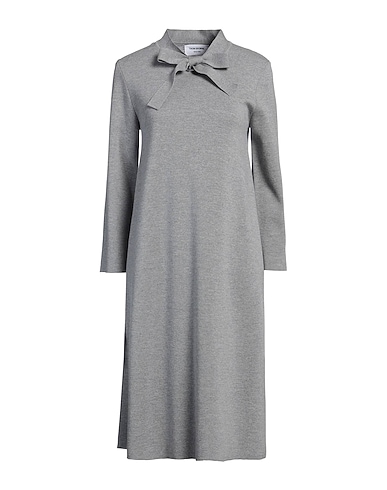 THOM BROWNE Midi dress GRIGIO 100% Wool