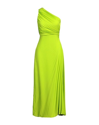 VALENTINO GARAVANI Long dress Lime green 100% Silk