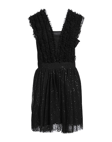 ACTITUDE by TWINSET Robe à paillettes Noir 100% Polyamide, Polyester