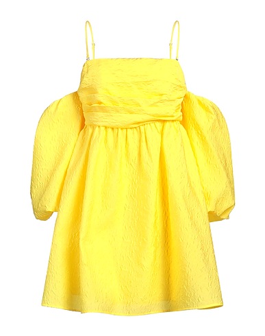 ACTITUDE by TWINSET Short dress Yellow 62% Polyester, 38% Polyamide