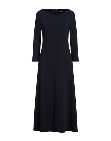 ALPHA STUDIO Midi dress Midnight blue 97% Polyester, 3% Elastane