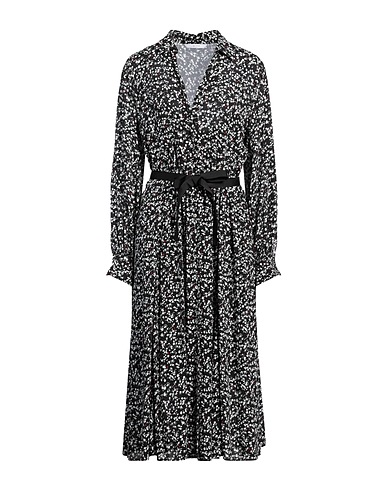 I BLUES Midi dress NERO 100% Viscose