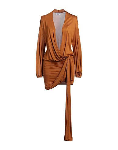 BLUMARINE Short dress Camel 100% Viscose