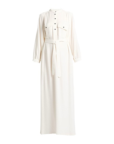 A.P.C. Vestido camisero Blanco 100% Viscosa