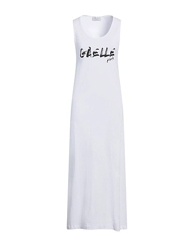 GAëLLE Paris Long dress White 100% Cotton