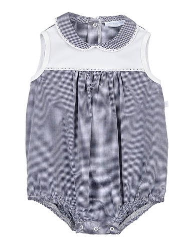LARANJINHA Baby bodysuit Navy blue 100% Cotton