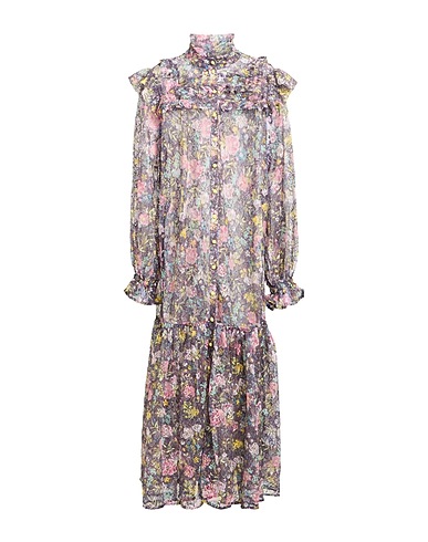 ROTATE BIRGER CHRISTENSEN Long dress Purple 100% Polyester