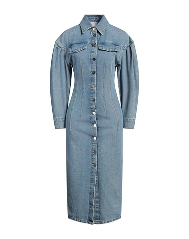REMAIN BIRGER CHRISTENSEN Denim dress Blue 100% Organic cotton