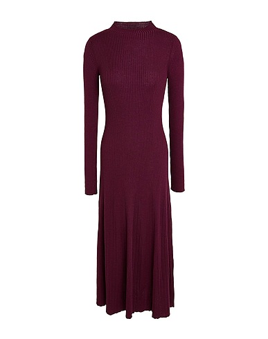 MAX&Co. Midi dress IVONNE
 Burgundy 50% Acrylic, 50% Virgin Wool