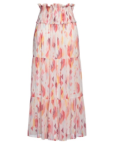 DONDUP Long skirt Light pink 100% Viscose
