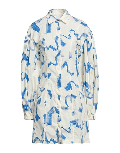 REMAIN BIRGER CHRISTENSEN Shirt dress Ivory 100% Organic cotton