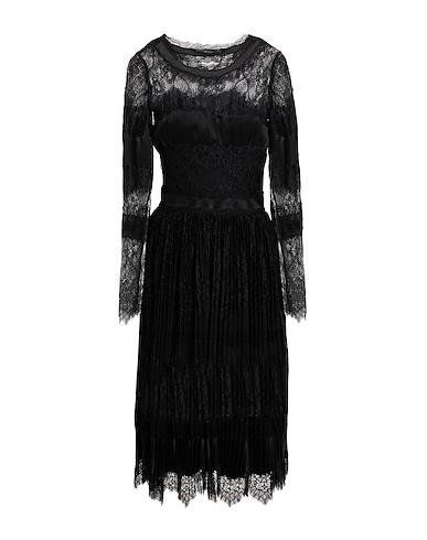 ERMANNO SCERVINO Midi dress Black 100% Polyamide, Cotton