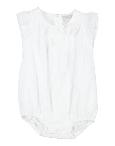LALALÙ Baby bodysuit White 100% Cotton