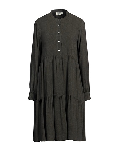 HARTFORD Shirt dress Military green 52% Cotton, 48% Viscose